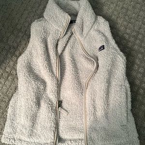 fuzzy patagonia vest